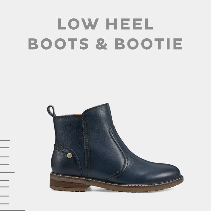 Low Heeled Boots & Booties